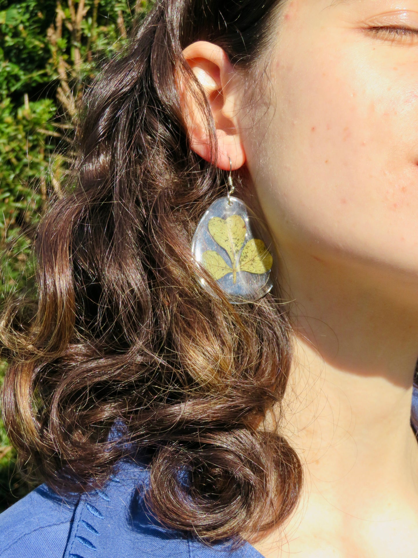 Triple heart earrings
