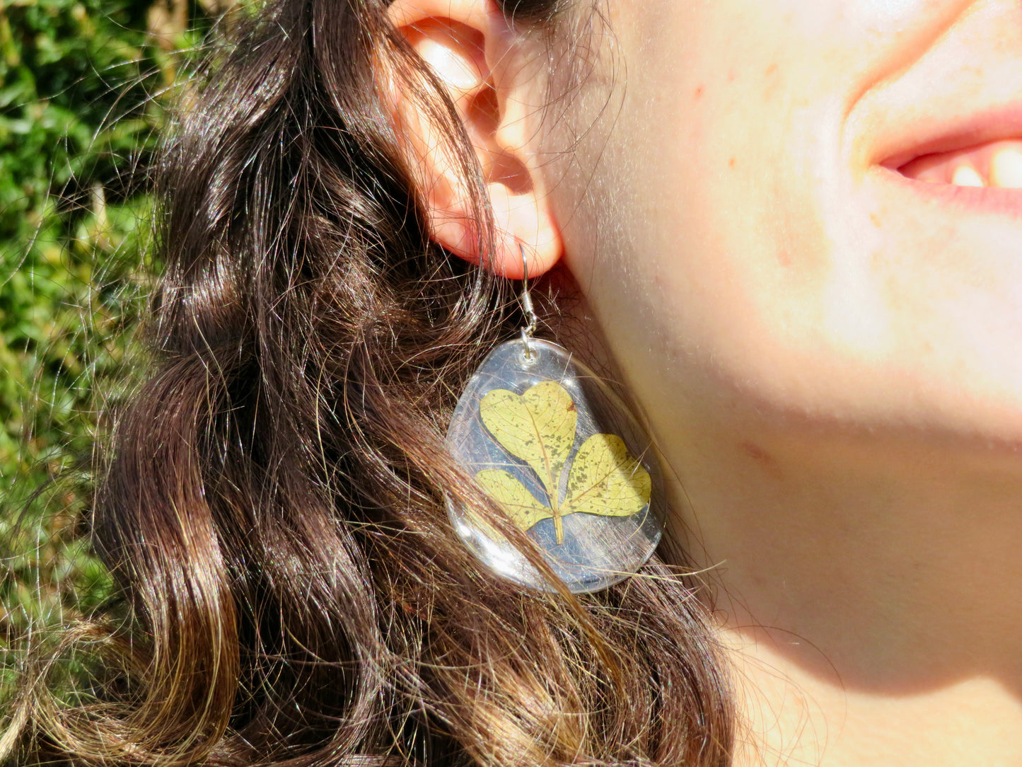 Triple heart earrings