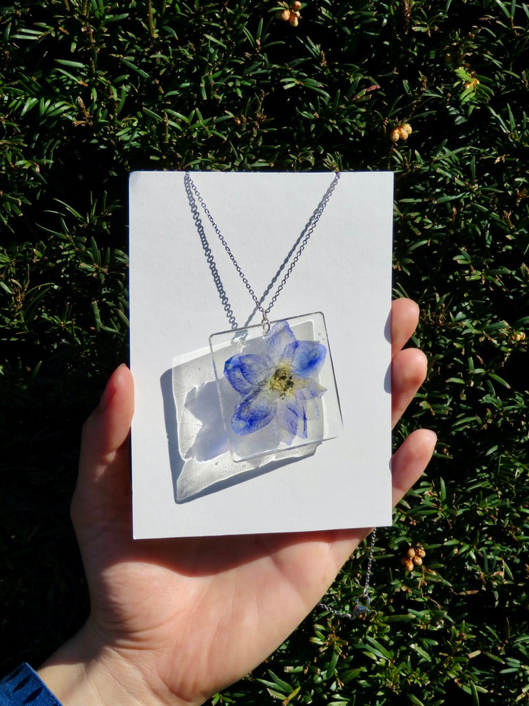 Delphinium necklace (large)