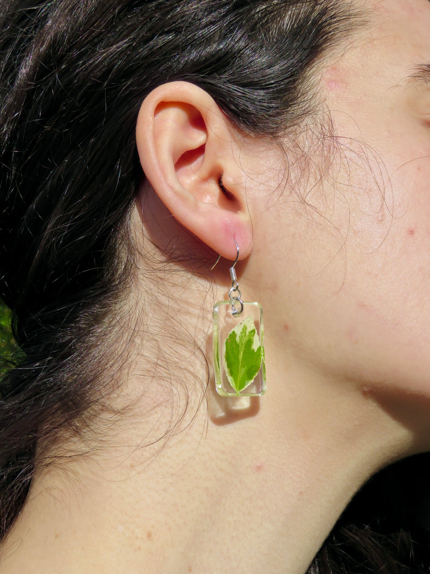 Cornus leaf earrings