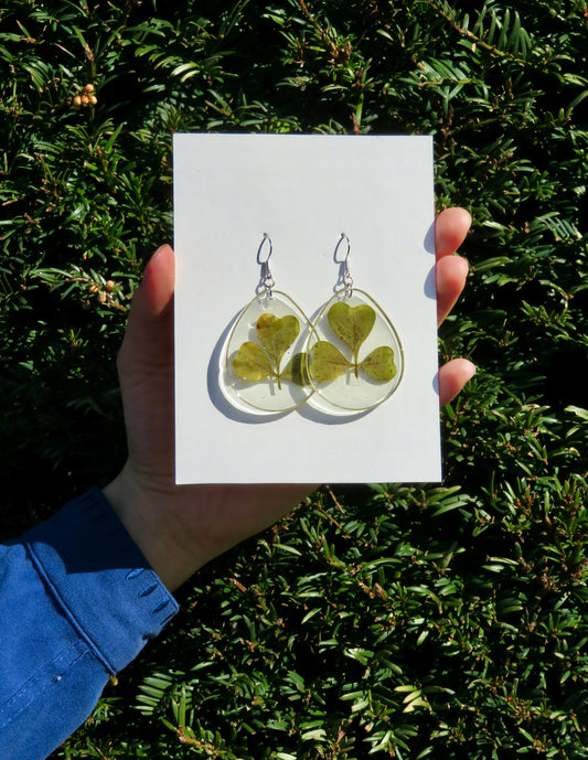 Triple heart earrings