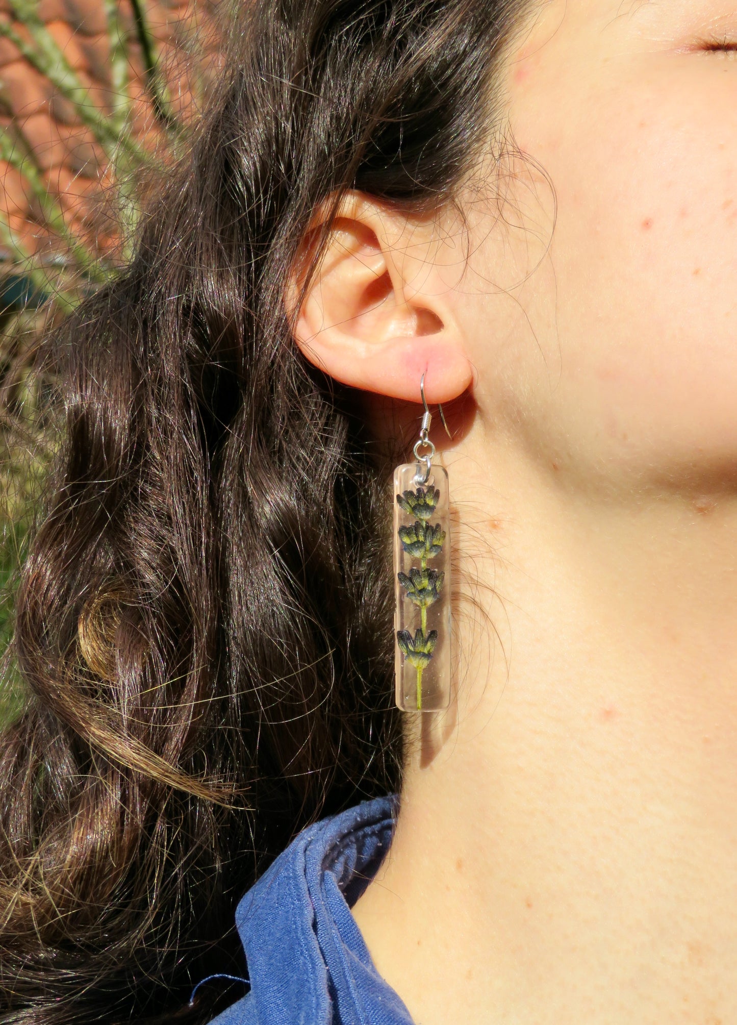 Lavender earrings